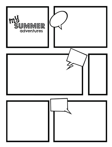 fun comic strip templates kittybabylovecom