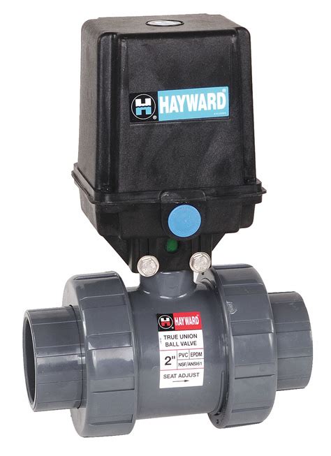 Hayward Electronic Actuated Ball Valve 34 In Pipe Size 250 Psi Cwp