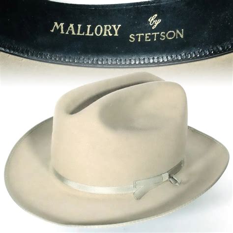 1960s Mallory By Stetson Open Road Hat Vintage Haberdashers Blog