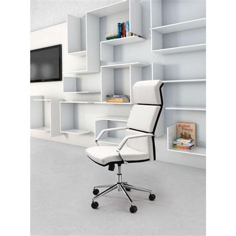 410 x 600 jpeg 23 кб. ZUO Lider Pro White Office Chair-205311 - The Home Depot