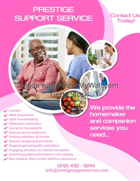 Copy Of Copy Of Senior Care And Services Skilled Nursing Postermywall