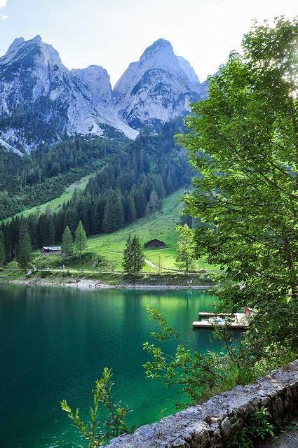 In Gosau Upper Austria 美しい風景 風景 美しい景色
