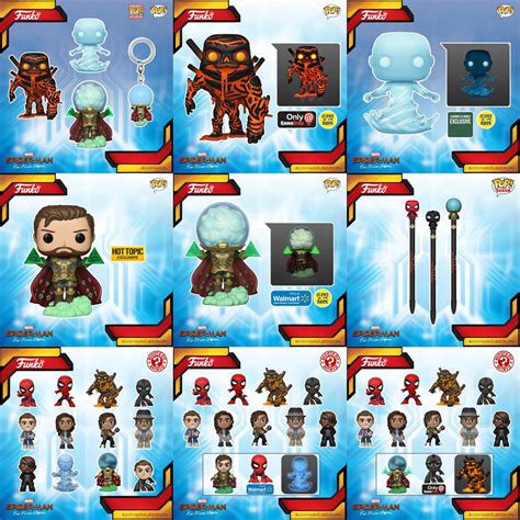 Perfect for fans and collectors alike. Funko Spider-Man Far From Home POP Vinyls & Mystery Minis ...