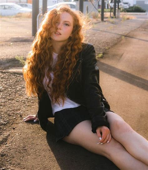 Francesca Capaldi Actress Model Beautiful Redhead Red Haired