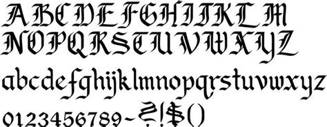 Gothic Calligraphy Lettering Alphabet Calligraphy Fonts Calligraphy
