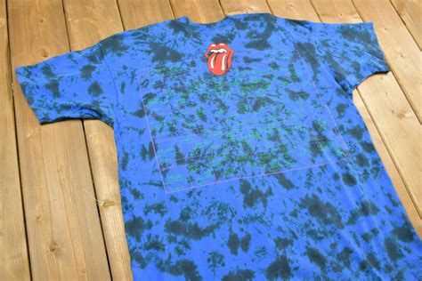 シャツ 90s Liquid Blue Rolling Stones 両面プリントt トゥール