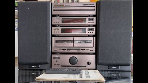 Akai Mx 950 Stack Stereo System Vintage 1992 Youtube