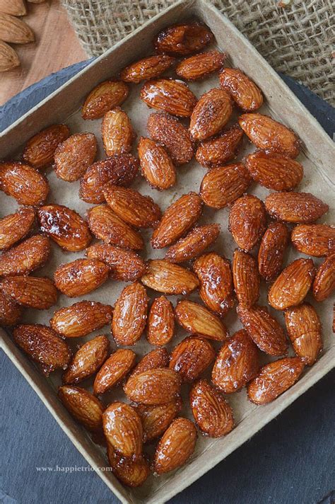 Honey Roasted Almonds Candied Almonds Cook With Sharmila