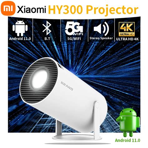 Xiaomi Pano Port Til Transpeed Android 11 Projetor 4K WiFi6 HY300