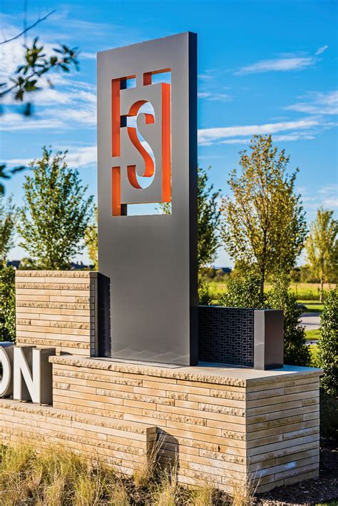 A Modern System Of Signage For A Mixed Use Campus In Texas Artofit