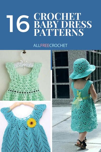 16 Adorable Crochet Baby Dress Patterns Free
