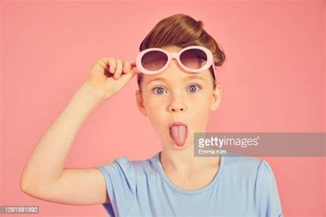 Girls With Long Tongue Bildbanksfoton Och Bilder Getty Images