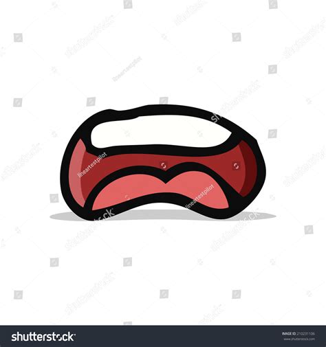 Cartoon Crying Mouth Stock Vector 210231106 Shutterstock