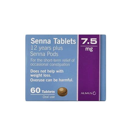 Almus Senna 7 5mg 60 Tablets Manchester Chemist