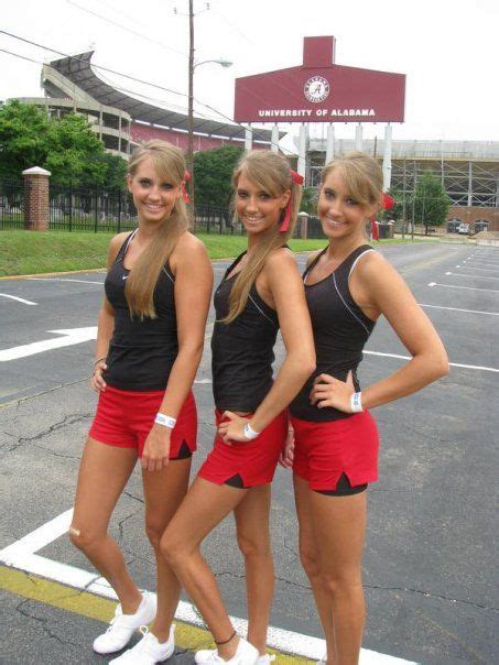 College Cheerleader Heaven University Of South Alabama Triplets