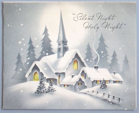 Pin On Vintage Christmas Greeting Cards Four