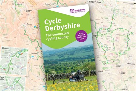 Derbyshire Launches New Redesigned Cycling Map Peaks And Puddles Peak