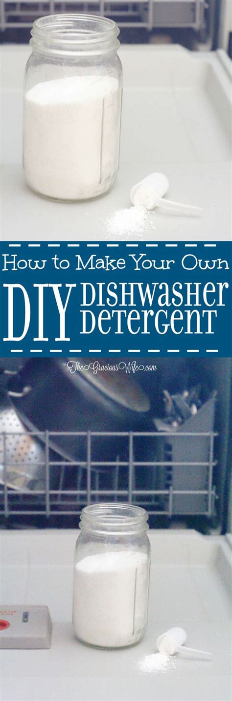 Homemade Dishwasher Detergent The Gracious Wife