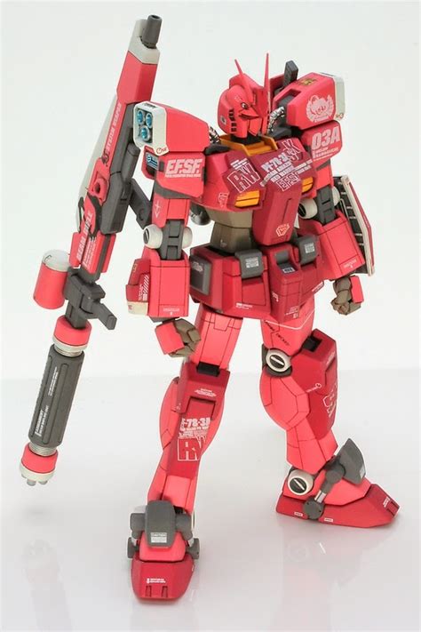 Custom Build Hgbf 1144 Gundam Amazing Red Warrior Detailed Gundam