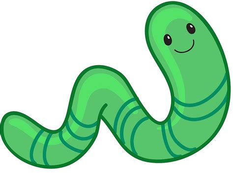 Cute Worm Clipart Free Download On Clipartmag