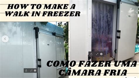 If i had to make the floor i'm figuring lay a metal sheet on top of the concrete. PINOY ABROAD- HOW TO MAKE A WALK IN FREEZER, COMO FAZER ...