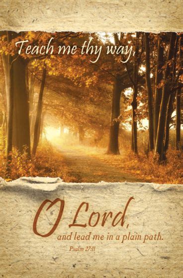 General Worship Standard Bulletin Teach Me Thy Way O Lord