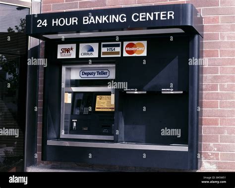 Hour ATM Bank Teller Machine In San Francisco California USA Stock Photo Alamy