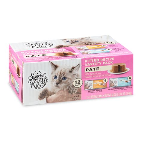 Special Kitty Kitten Recipe Pate Wet Cat Food Variety Pack, Ocean