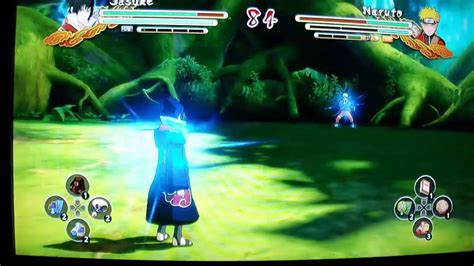 Naruto Storm 3 Sasuke Akatsuki X Naruto Modo Sennin Youtube