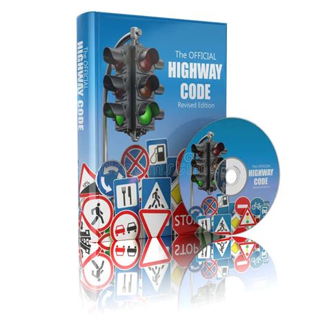 Highway Code Book And Disk Book Of Traffic Rules And Law Stock