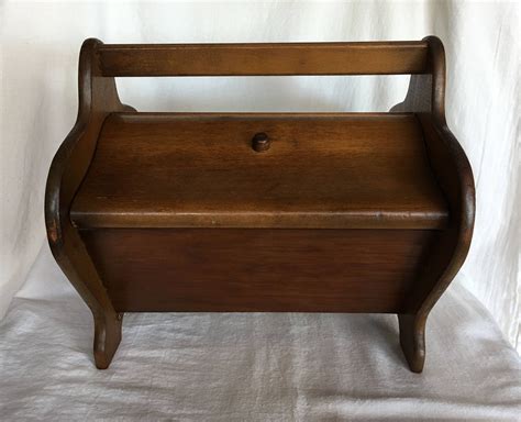Rustic Sewing Box Wooden Sewing Box Sewing Box Wooden