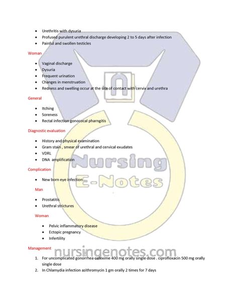 Medical Surgical Nursing Notes Nursing