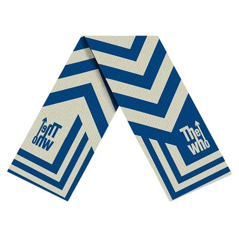 the who striped mod scarf the who official store