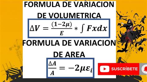 Formula Variacion Del Area Y Variacion Volumetrica Generalizada Youtube