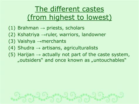 Ppt The Caste System Of India Powerpoint Presentation Free Download