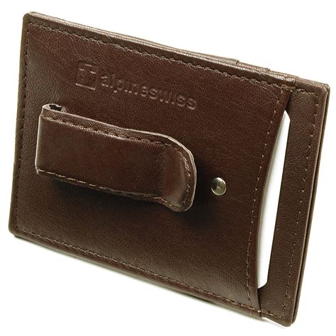 It will have a variety of credit card slots available from a few. Alpine Swiss Mens Money Clip Thin Front Pocket Wallet Genuine Leather Card Case | eBay