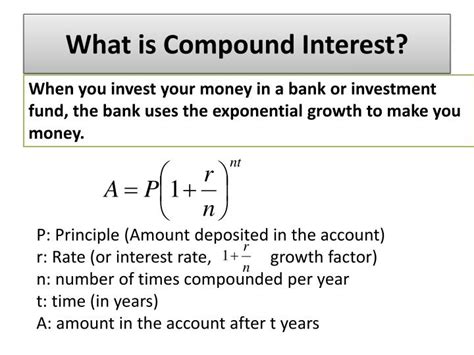 Ppt Compound Interest And Other Real World Applications Powerpoint