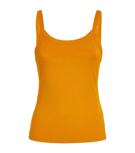 Vince Ribbed Tank Top Harrods Us