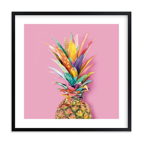 Pineapple Crown Wall Art Prints By Ettavee Minted