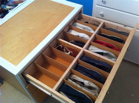 Foyer closet organizer neatly stores and organizes 8 pairs of shoes. Shoe box for the girlfriend | Diy storage boxes, Small space organization, Home organization