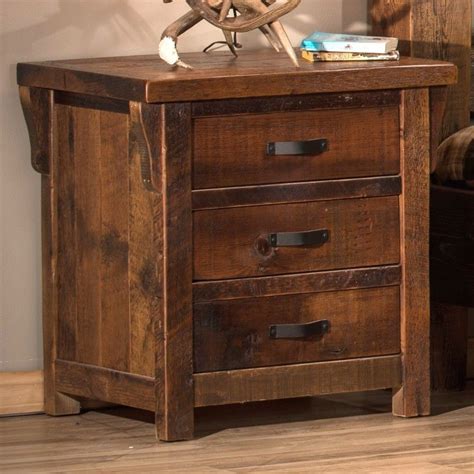 A wide variety of reclaimed wood furniture options are available to you, such as antique, modern.you can also choose from living room cabinet, dining table and coffee table reclaimed wood furniture Rocky Creek 3 Drawer Reclaimed Barn Wood Nightstand | Diy ...