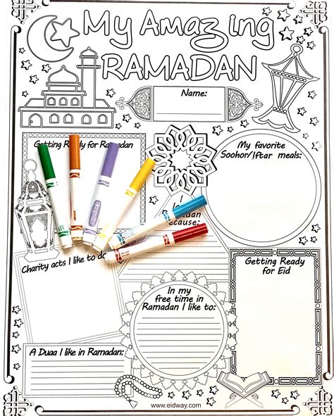 Poster Activity For Ramadan Kids Will Stay Busy For Hours With This
