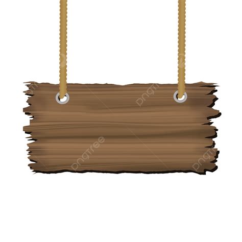 One Hanging Wooden Board One Hanginh Wooden PNG Transparent Clipart