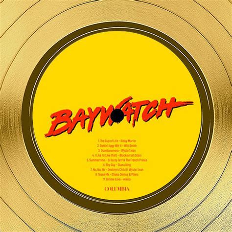 Baywatch Soundtrack Gold Lp Limited Signature Edition Studio License
