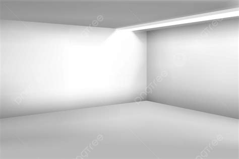 White Empty Room Modern Home Background Clear Vector Ceiling