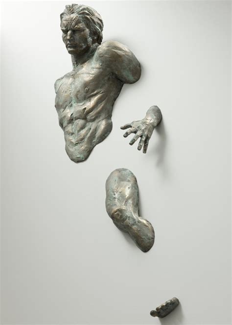 Sculptures Embedded In Gallery Walls By Matteo Pugliese 8 Pictures Clip