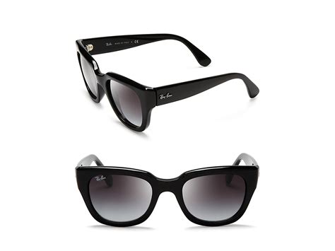 lyst ray ban cat eye wayfarer sunglasses in black for men