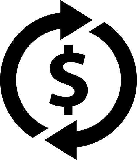 Dollar Sign With Rotating Arrows Svg Png Icon Free Download 70546