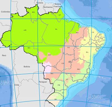 IBGE lança mapa com biomas brasileiros O Presente