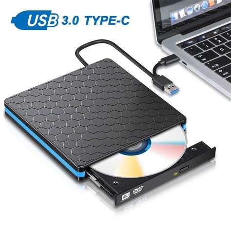 External Dvd Drive For Laptop Usb 30 Type C Dvd Player Portable